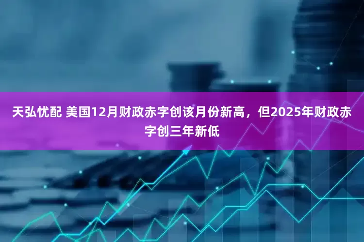 天弘忧配 美国12月财政赤字创该月份新高，但2025年财政赤字创三年新低